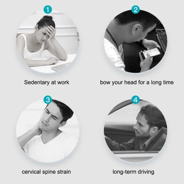 6-Wheel Neck Massager – Pressure Point Tool for Neck, Back & Shoulder Pain Relief (Random Color)