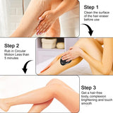 Crystal Hair Remover – Painless Hair Eraser for Legs, Arms & Back | Exfoliating Tool (Random Color)