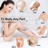 Crystal Hair Remover – Painless Hair Eraser for Legs, Arms & Back | Exfoliating Tool (Random Color)