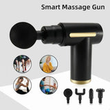 Massage Gun Deep Tissue – Handheld Muscle Massager with 4 Heads | Quiet & Powerful Pain Relief Tool