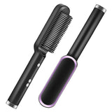 Hair Straightener Brush – Fast Heating Ceramic Hot Comb | Anti-Scald Styling Tool