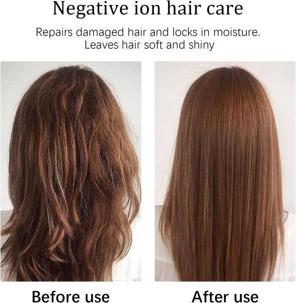 Hair Straightener Brush – Fast Heating Ceramic Hot Comb | Anti-Scald Styling Tool