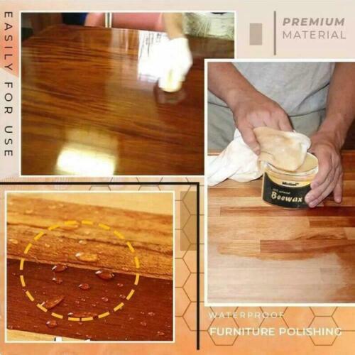 Wood Seasoning Beeswax Polish – All-in-One Furniture Care & Shine Solution